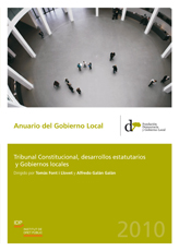 
		<p align="justify">El Anuario del Gobierno Local, dirigido por Tomás Font i Llovet y Alfredo Galán Galán, e impulsado por la Fundación Democracia y Gobierno local – encargada de su edición desde el año 2001-, ha realizado un trabajo continuado en el estudio de la situación del gobierno local en el conjunto del Estado autonómico.<br />El Anuario analiza de manera sistemática, los cambios normativos, la evolución jurisprudencial y la evolución institucional del gobierno local, y en cada edición analiza en profundidad algún aspecto o materia relevante para el sistema institucional local. Además presta una especial atención a las  reformas introducidas en este ámbito en los países más próximos y ofrece una seleccionada documentación y bibliografía sobre el gobierno local en el ámbito español y del derecho comparado. </p>
		<p align="justify"> </p>
		<p align="justify">
				<a href="http://old.gobiernolocal.es/Documentos/SUSCRIPCION2010.pdf" target="_blank">Información para suscribirse<br /></a>
		</p>
