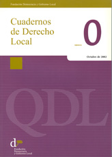 Cuadernos de Derecho Local nº 0