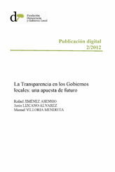 
		<p align="justify">Autores: <br /><b>Rafael Jiménez Asensio</b><br />Socio-director del Estudio de Consultoría Sector Público S.L.U.<br /><br /><b>Jesús Lizcano Álvarez</b><br />Catedrático de Economía de la Universidad Autónoma de Madrid y Presidente de Transparencia Internacional España<br /><br /><b>Manuel Villoria Mendieta</b><br />Catedrático de Ciencia Política de la Universidad Rey Juan Carlos y miembro del Consejo de Dirección de Transparencia Internacional España<br /><br />Desde hace algunos años, la Transparencia ha pasado a encontrarse en el núcleo de muchos programas que han lanzado los diferentes niveles de Gobierno. Hay una evidente relación entre Transparencia y “gobierno abierto”, así como también entre Transparencia y “buen gobierno” (gobierno con calidad institucional y eficiencia). La calidad democrática de nuestras instituciones depende, en buena medida, de la implantación y asentamiento de unas políticas de transparencia por parte de los diferentes Gobiernos.<br /><br />Los Gobiernos locales se enfrentan, asimismo, al reto de la Transparencia. Ya desde hace algunos años Transparencia Internacional España viene realizando los índices de Transparencia de los ayuntamientos españoles, y en abril de 2012 se ha publicado el primer <a href="http://www.transparencia.org.es/INDIP/INDICE_INDIP.htm" target="_blank">Índice de Transparencia de las Diputaciones Provinciales, Cabildos y Consejos Insulares</a>. Por otro lado, actualmente se encuentra en tramitación parlamentaria el Proyecto de Ley de Transparencia, Acceso a la Información Pública y Buen Gobierno, que ha sido objeto de un proceso de participación ciudadana mediante la remisión de observaciones y reflexiones al mismo por parte de instituciones, organizaciones públicas y privadas, así como particulares.<br /><br />En este contexto, la Fundación Democracia y Gobierno Local, junto con la Diputación de Valladolid, organizó, el 10 de octubre de 2012, una Jornada-Debate sobre “La transparencia en los Gobiernos locales: Una apuesta de futuro”, que se celebró en el Centro de Congresos de Valladolid, con gran éxito de participación.<br /><br />El objeto de esta Jornada no era otro que sensibilizar a los Gobiernos locales y, en particular, a quienes ostentan cargos representativos, directivos y técnicos dentro de los mismos, sobre la trascendencia que tiene impulsar políticas de transparencia en sus respectivas organizaciones, así como darles criterios metodológicos para poder mejorar la puesta en marcha de esas políticas de transparencia, y que ello tenga virtual reflejo sobre la calidad democrática de sus instituciones.<br /><br />De igual modo, también fue objeto de análisis y discusión el referido Proyecto de Ley de Transparencia y su incidencia sobre los Gobiernos locales. La Jornada se cerró con un Panel de Experiencias de éxito en el que participaron representantes de tres diputaciones provinciales, patronos de la Fundación Democracia y Gobierno Local, que han obtenido unos resultados muy positivos en el referido Índice de Transparencia de las Diputaciones, Cabildos y Consejos Insulares realizado por la ONG Transparencia Internacional España: Diputación de Valladolid; Diputación de Barcelona; y Diputación de Huesca. Tres diputaciones provinciales de muy diferente tamaño (lo que consolida el criterio de que en materia de Transparencia el tamaño no importa), y además gobernadas por fuerzas políticas diferentes (lo que revela que, en estos temas como en otros, la calidad del Gobierno depende, sobre todo, de las personas y equipos que lo dirigen).<br /><br />En esta publicación digital se recogen los textos escritos de las tres ponencias impartidas en la referida Jornada por Rafael Jiménez Asensio, socio-director del Estudio de Consultoría Sector Público S.L.U.; Jesús Lizcano Álvarez, catedrático de Economía de la Universidad Autónoma de Madrid y presidente de Transparencia Internacional España; y Manuel Villoria Mendieta, catedrático de Ciencia Política de la Universidad Rey Juan Carlos y miembro del Consejo de Dirección de Transparencia Internacional España.<br /></p>
